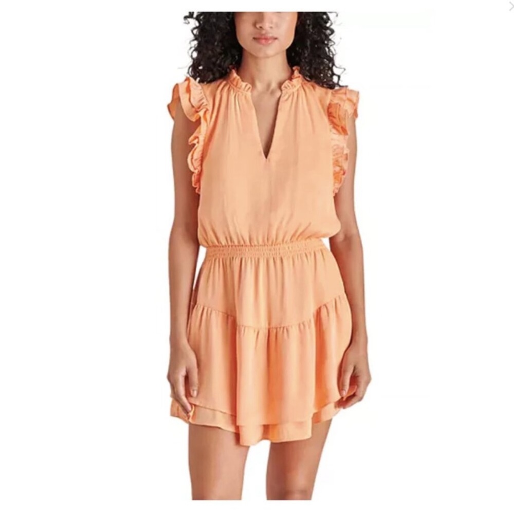 Steve Madden Prairie Dreams Mini Dress in Salmon NWT
